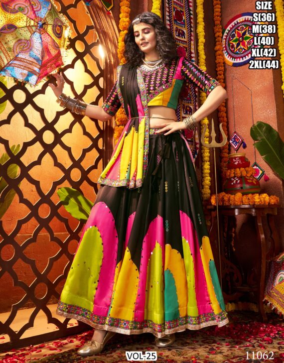 Be A Stunner In This Navratri Dressed Up With Our Latest Gamthi Chaniya Choli