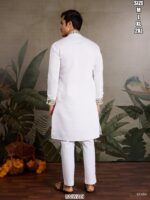 Functions Wear Men's Embroidery Designer Readymade Only Kurtas In Viscose Silk