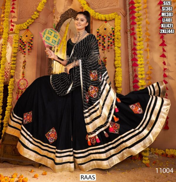 Glow This Navratri In A Multicolour Thread Embroidered Viscose Rayon Lehenga Set