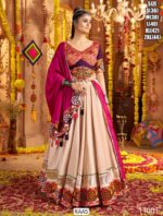 Glow This Navratri In A Multicolour Thread Embroidered Viscose Rayon Lehenga Set
