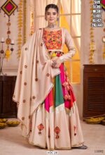 The Multi-Colour Viscose Cotton Gamthi Chaniya Choli For Garba Nights