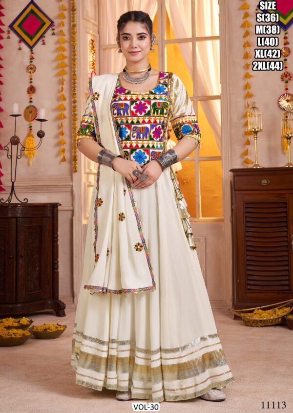 Buy Navratri Wear Indian Designer Viscose Cotton Ghagra Choli Collection 2025