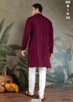 Festival Men’s Wear Pure Viscose Zari Weaving Kurta And Dupatta Collection