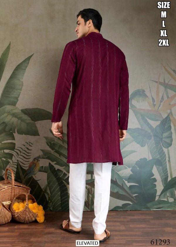 Festival Men’s Wear Pure Viscose Zari Weaving Kurta And Dupatta Collection