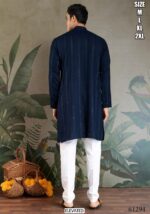 Festival Men’s Wear Pure Viscose Zari Weaving Kurta And Dupatta Collection