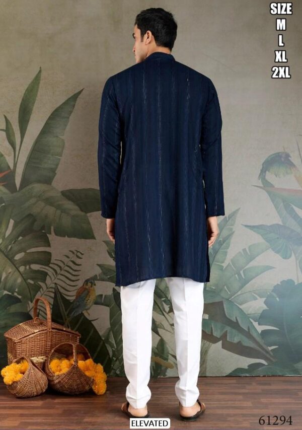 Festival Men’s Wear Pure Viscose Zari Weaving Kurta And Dupatta Collection
