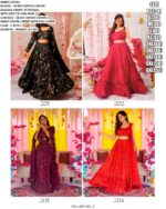 Introducing This Stunning Three-Piece Heavy Digital Printed Lehenga Choli (Sets Of 4 Beautiful Designs)