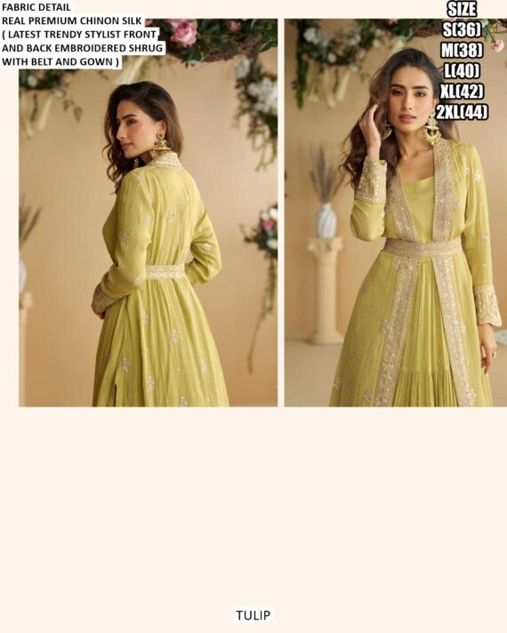 Introducing Our Latest Collection Of Designer Stylish Indo-Western Gowns!