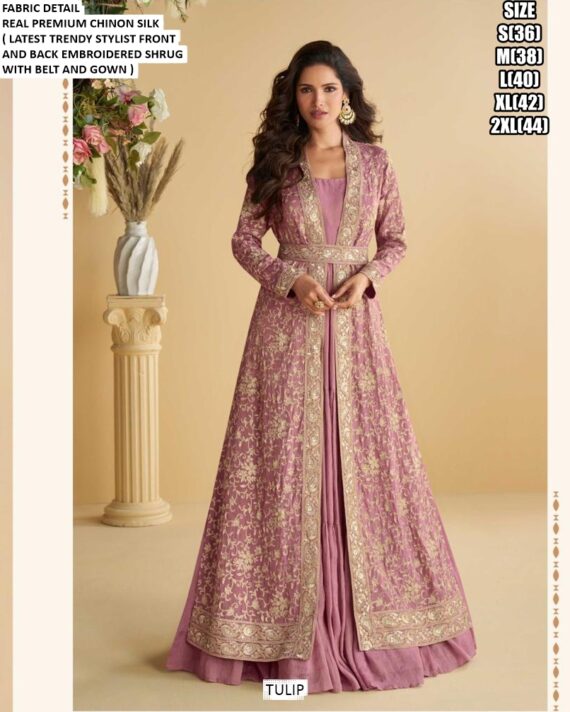 Introducing Our Latest Collection Of Designer Stylish Indo-Western Gowns!