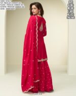 Experience The Luxury Of Premium Chinon Silk Designer Salwar Kameez Suits