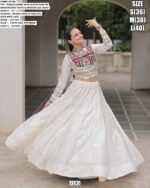 Navratri Chaniya Choli Collection In Roman Fabric With Gota Patti And Kutchi Embroidery Work