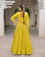 Navratri Chaniya Choli Collection In Roman Fabric With Gota Patti And Kutchi Embroidery Work