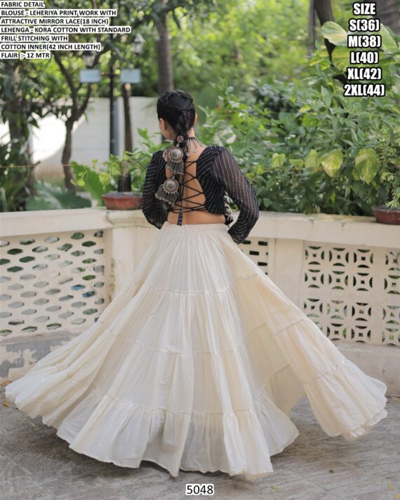 Elevate Your Navratri Celebrations With Beautiful Navratri Wear Cotton Lehenga Choli