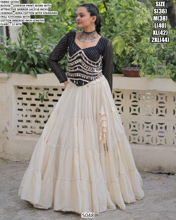 Elevate Your Navratri Celebrations With Beautiful Navratri Wear Cotton Lehenga Choli