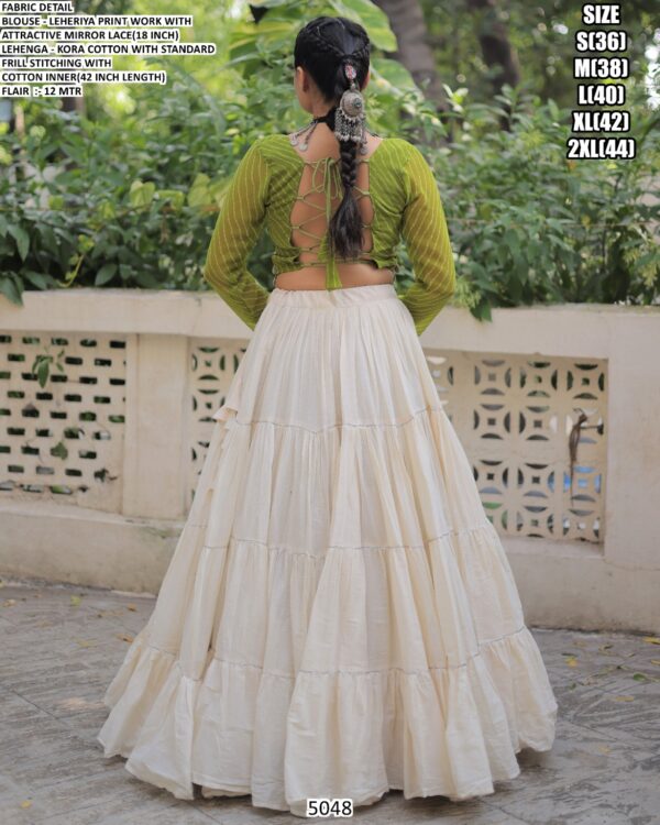 Elevate Your Navratri Celebrations With Beautiful Navratri Wear Cotton Lehenga Choli