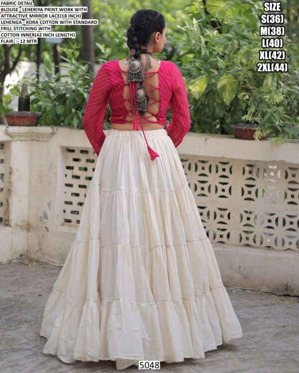 Elevate Your Navratri Celebrations With Beautiful Navratri Wear Cotton Lehenga Choli