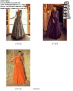 Ready To Wear Viscose Jacquard Silk Designer Indo-Western Gown Collection