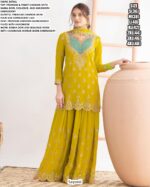 New Collection Heavy Chinon Salwar Kameez With Designer Sequins Embroidery And Hand Work
