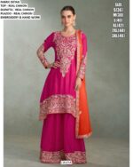 Shop This Exquisite And Heavy Designer Chinon Pakistani Suits In A Attractive Hues