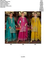 Launching A Beautiful Plazo Suit Sets With Heavy Embroidery Work On All Over Suits