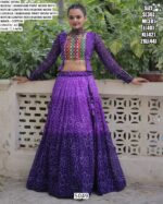 Vibrant Bandhani Print Navratri Chaniya Choli Set With Kutchi Gamathi Patch Work