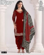 Buy Exclusive Designer Chanderi Silk Festive Wear Patiyala Salwar Suit Collection