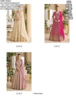 Introducing The Parampara Catalogue, Featuring A Set Of Three Designer Partywear Georgette Gowns