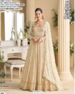 Introducing The Parampara Catalogue, Featuring A Set Of Three Designer Partywear Georgette Gowns