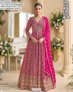 Introducing The Parampara Catalogue, Featuring A Set Of Three Designer Partywear Georgette Gowns