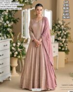 Introducing The Parampara Catalogue, Featuring A Set Of Three Designer Partywear Georgette Gowns