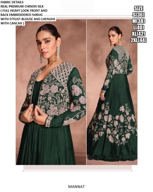 Partywear Style Trendy Designer Crop Top With Lehenga Collection (Three-Piece Indo-Western)