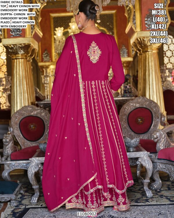 Shop Stunning Designer Embellished Chinon Pakistani Salwar Kameez At Attractive Prices