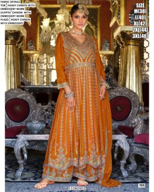 Shop Stunning Designer Embellished Chinon Pakistani Salwar Kameez At Attractive Prices