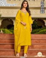 Buy Women's Party Wear Hand Embroidered Modal Silk Kurti Set With Matching Dupatta