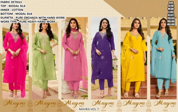 Buy Women's Party Wear Hand Embroidered Modal Silk Kurti Set With Matching Dupatta