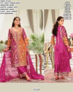 Indian-Pakistani Style Readymade Three-Piece Chinon Embroidery Designer Plazo Suit