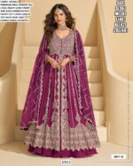 Wedding Wear Chinon Silk Heavy And Beautiful Designer Indo-Western Collection 2025