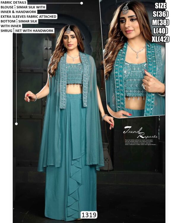 Our Latest Indo-Western And Salwar Kameez Collection, Crafted With Heavy Embroidery For A Royal Festive Look