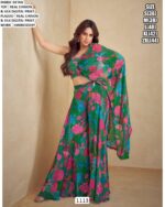 Real Chinon Silk Party Wear Readymade Digital Printed Cord Set Collection