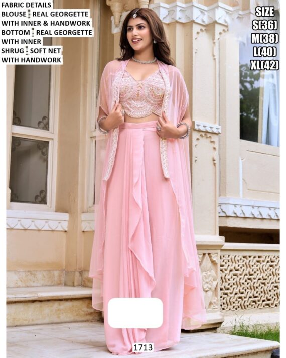 Shop For New And Trending Ladies Three-Piece Indowestern Collection For Every Occasions