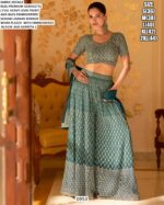 We Presents This Premium Georgette Heavy Designer Readymade Plazo With Blouse Set