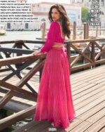 Pure Viscose Jacquard Silk Stylish Party Look Western Wear Readymade Co-ord Sets!