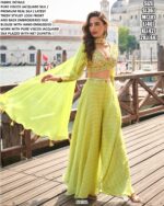 Pure Viscose Jacquard Silk Stylish Party Look Western Wear Readymade Co-ord Sets!