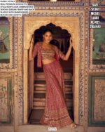 Georgette Beautiful Look Full Embroidery Designer Indo-Western Party Wear Dress