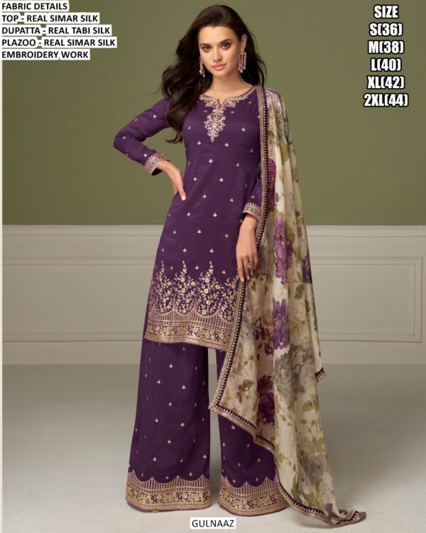 Book Online Gulnaaz Catalogue Real Simar Silk Designer Wedding Salwar Suits Collection