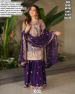 Graceful Designer Crazy Silk Sharara Suits For Women – Timeless Designs For Every Special Occasion