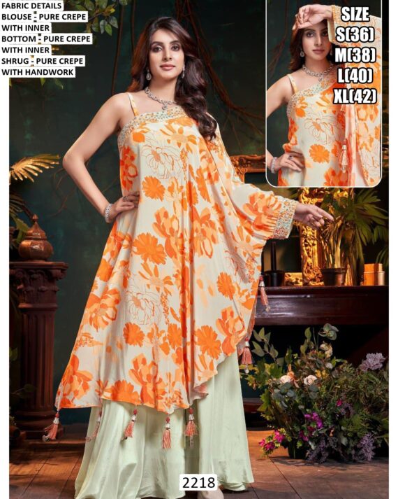 A Trendy Range Of Latest Designer Occasion Wear Readymade Indo-Western Dresses For Ladies