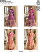 Wedding Reception Wear Georgette Embroidered Seroski Zarkan Work Readymade Gowns