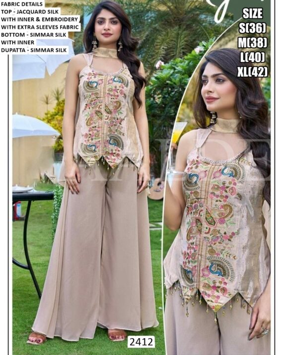 Step Into Grace And Glamour With Our Stunning Women's Indo-Western Collections