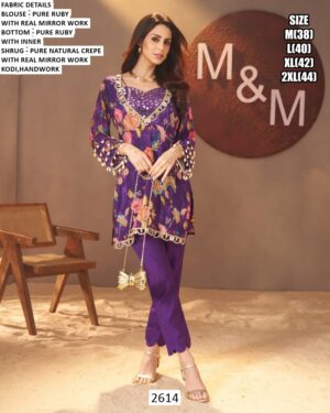 Make A Stylish Look In Parties With Our Latest And Trendy Co-ord Sets And Indo-Western Outfits